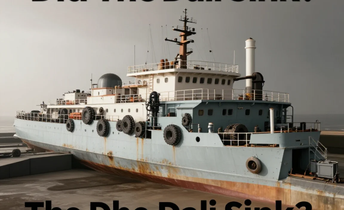 The Dali Sink Incident Explained