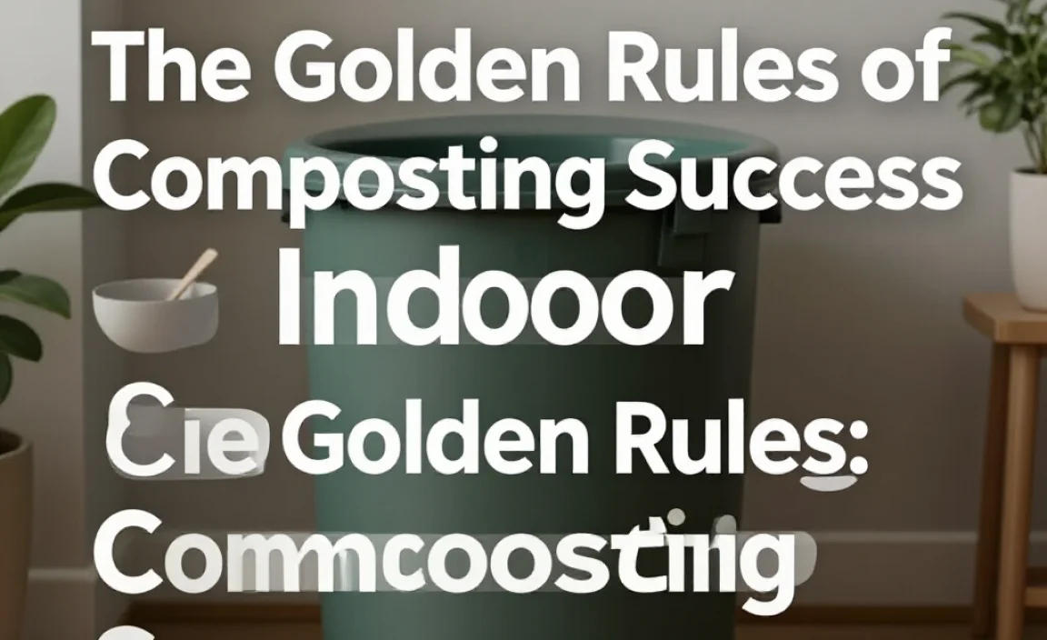 The Golden Rules of Indoor Composting Success