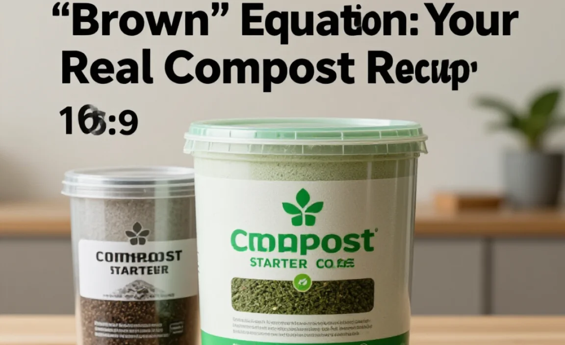 The &ldquo;Green&rdquo; and &ldquo;Brown&rdquo; Equation: Your Real Compost Recipe