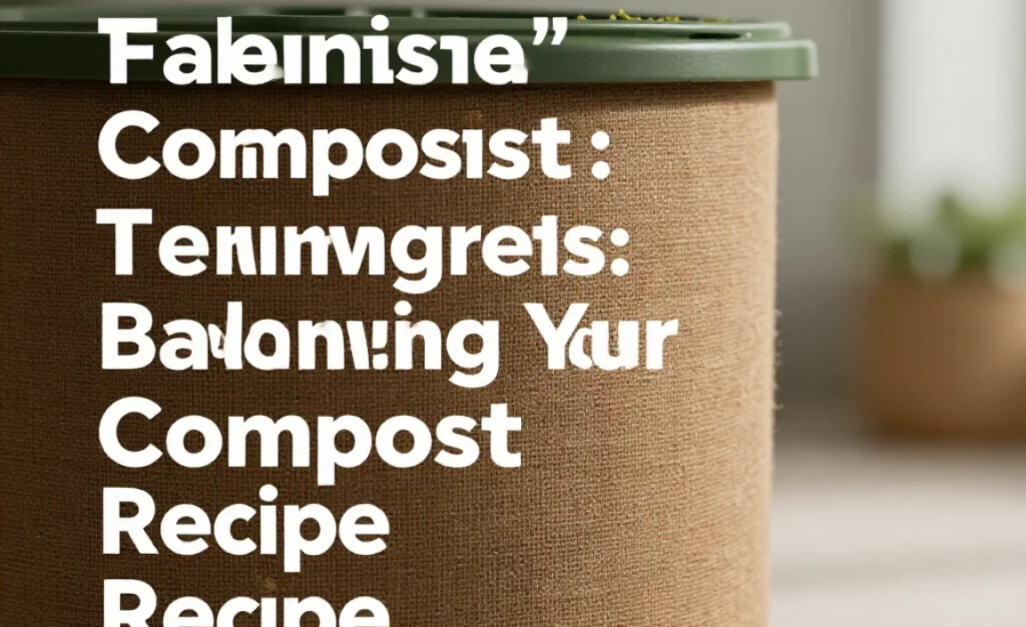 The &ldquo;Greens&rdquo; and &ldquo;Browns&rdquo;: Balancing Your Compost Recipe