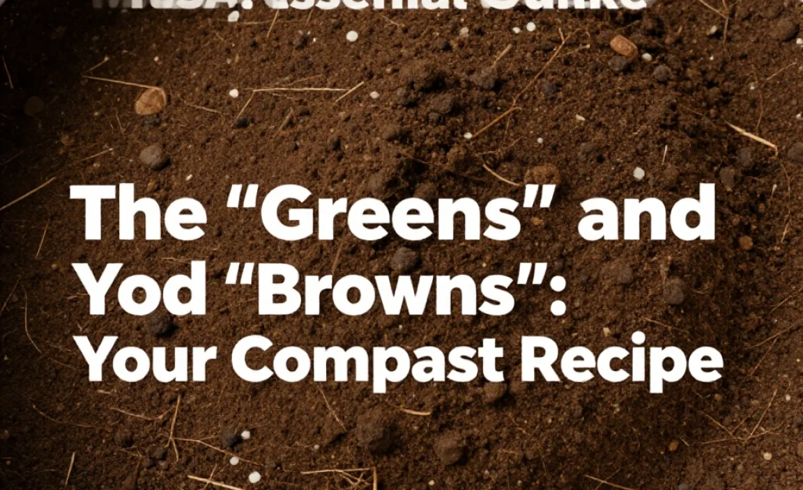 The &ldquo;Greens&rdquo; and &ldquo;Browns&rdquo;: Your Compost Recipe