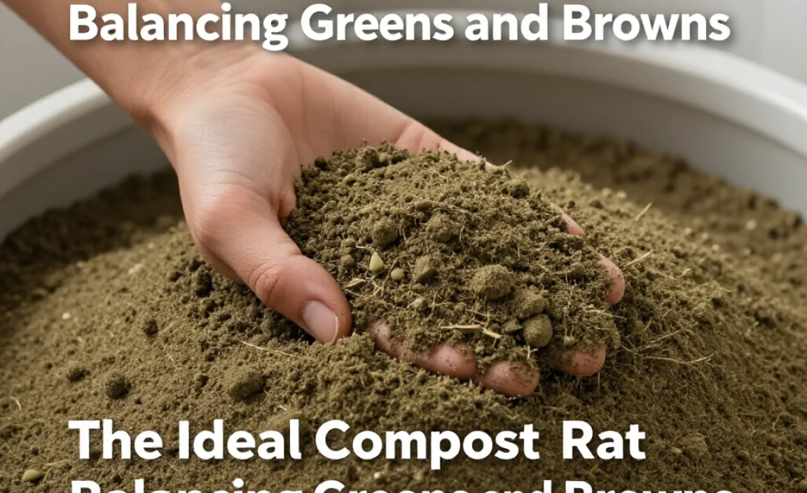 The Ideal Compost Ratio: Balancing Greens and Browns