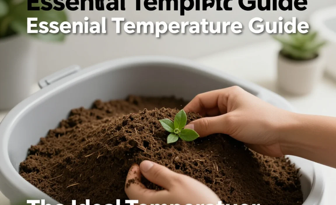 The Ideal Temperature Range for Office Composting