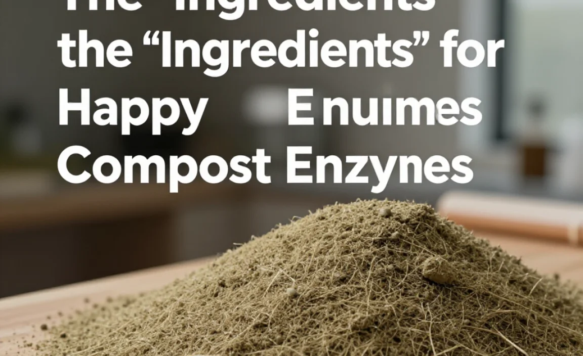 The &ldquo;Ingredients&rdquo; for Happy Compost Enzymes
