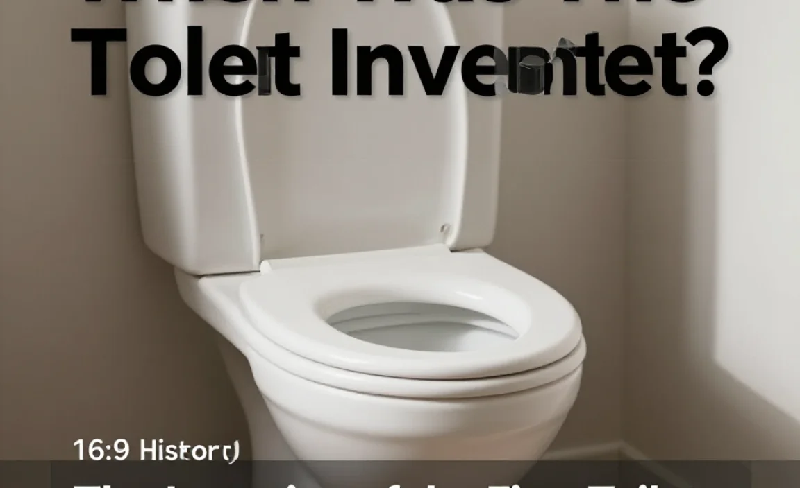 The Invention of the First Toilets