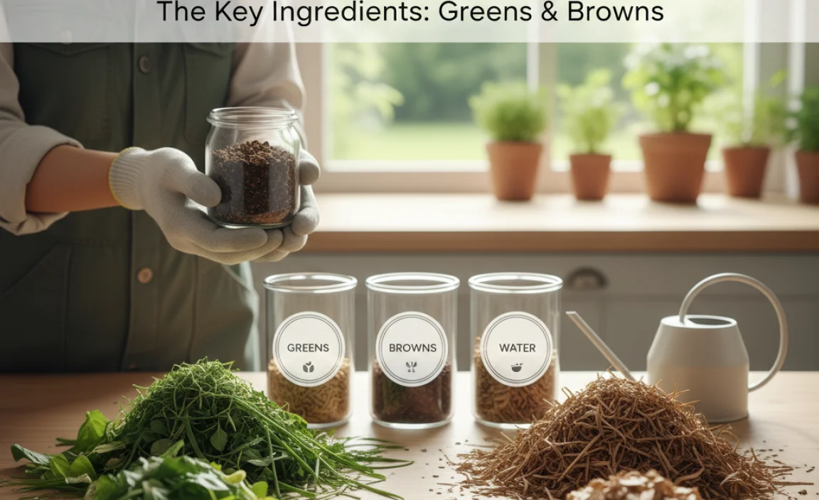 The Key Ingredients: Greens and Browns