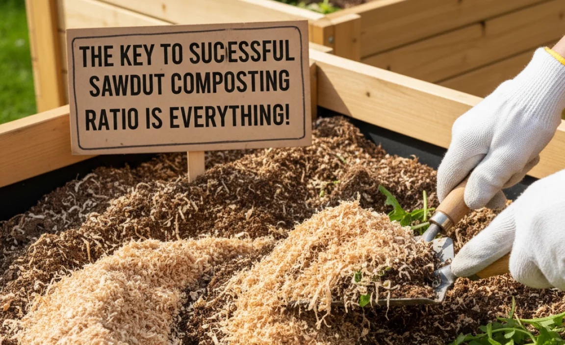 The Key to Successful Sawdust Composting: Ratio is Everything!