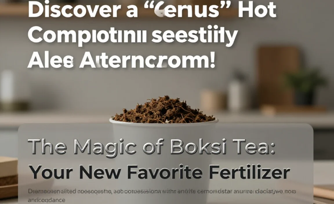 The Magic of Bokashi Tea: Your New Favorite Fertilizer