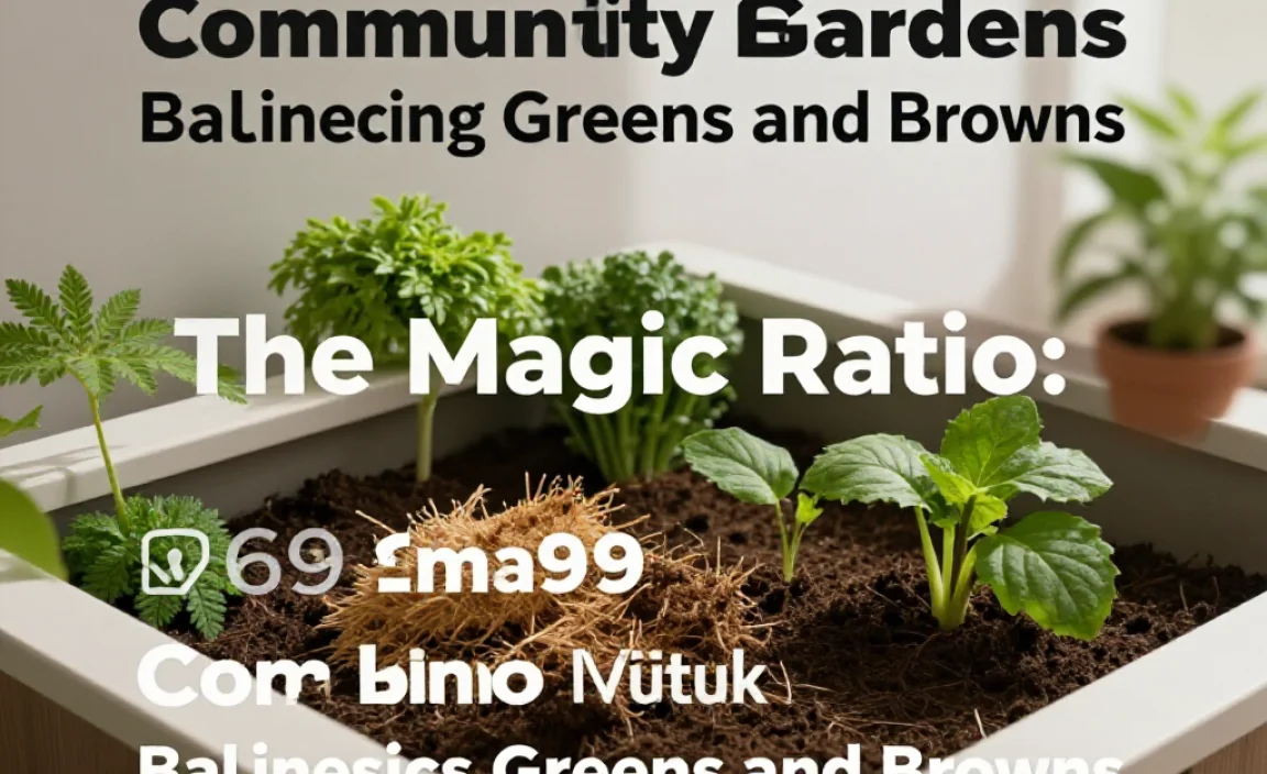 The Magic Ratio: Balancing Greens and Browns