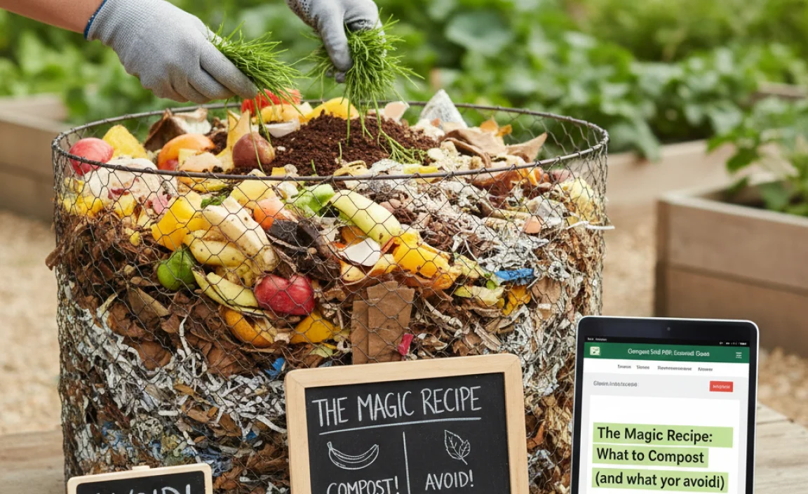 The Magic Recipe: What to Compost (and what to avoid!)