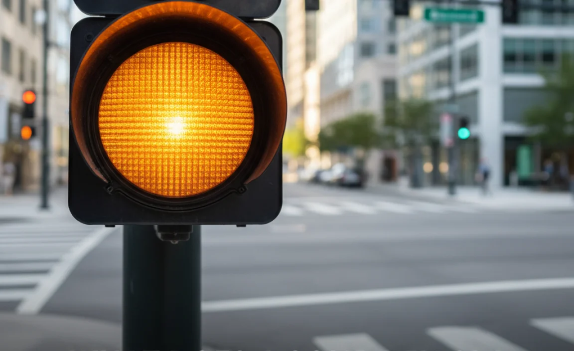 The Meaning of a Solid Yellow Light