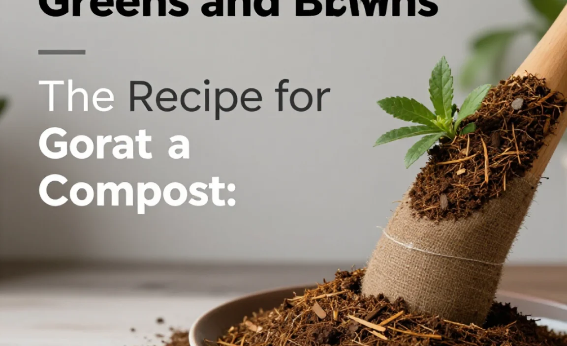 The Recipe for Great Compost: Greens and Browns