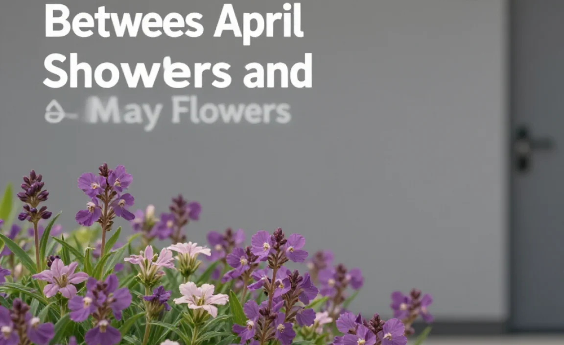 The Relationship Between April Showers and May Flowers