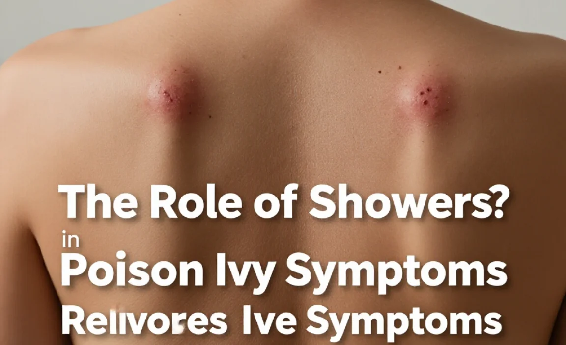 The Role of Showers in Relieving Poison Ivy Symptoms
