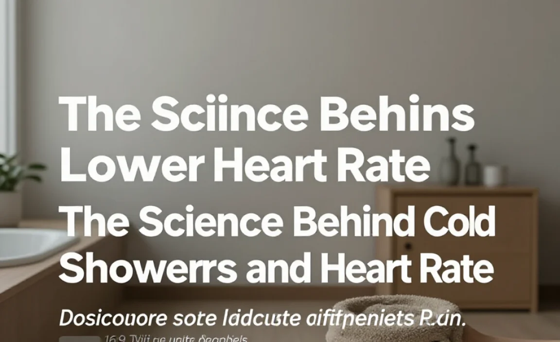 The Science Behind Cold Showers and Heart Rate