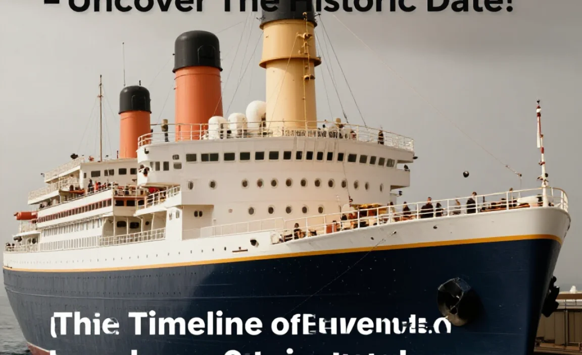 The Timeline of Events Leading to the Titanic&rsquo;s Sinking