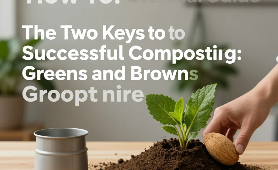 The Two Keys to Successful Composting: Greens and Browns