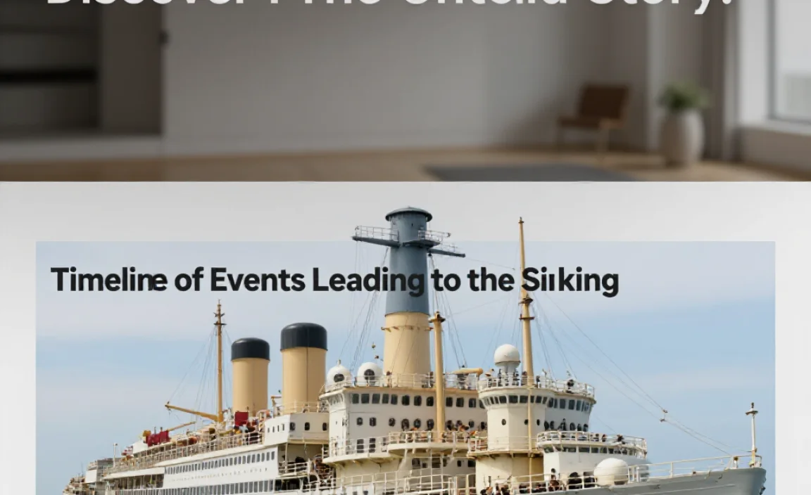 Timeline of Events Leading to the Sinking