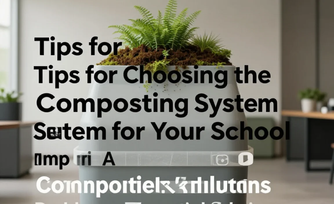 Tips for Choosing the Right Composting System for Your School