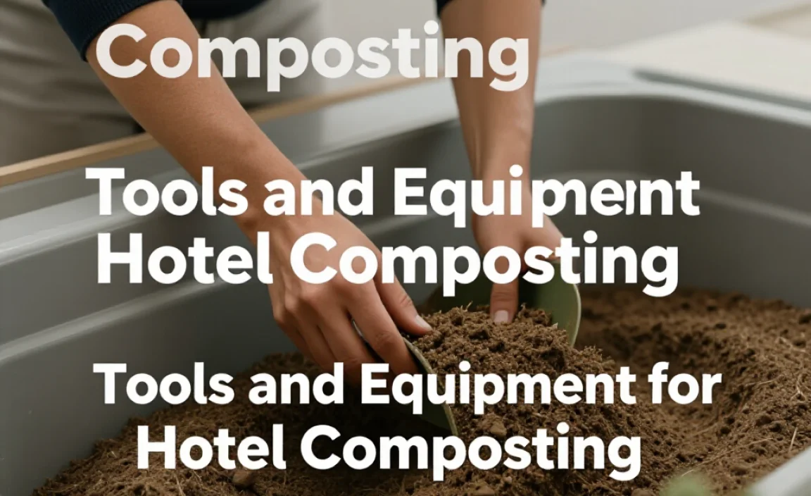 Tools and Equipment for Hotel Composting
