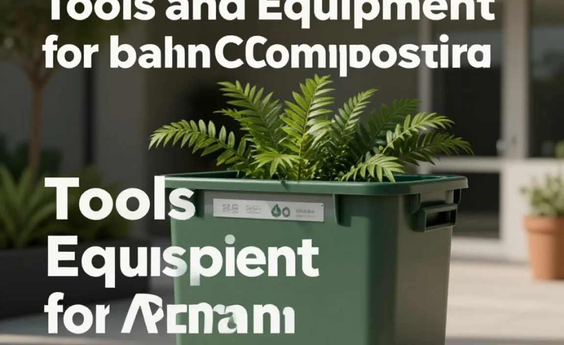 Tools and Equipment for Urban Composting