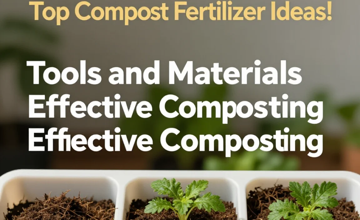Tools and Materials for Effective Composting