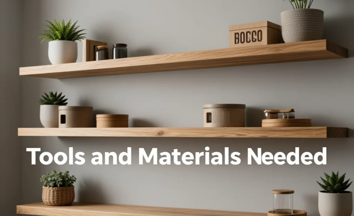 Tools and Materials Needed