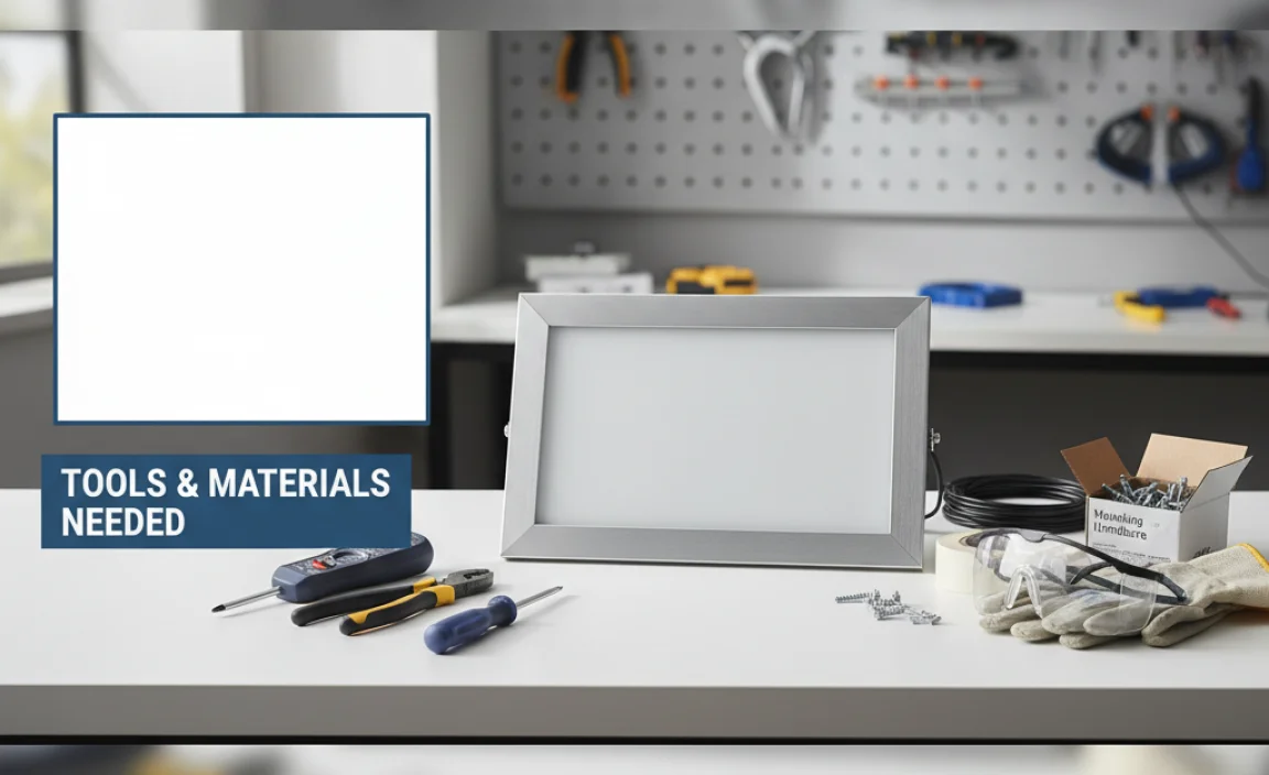 Tools and Materials Needed