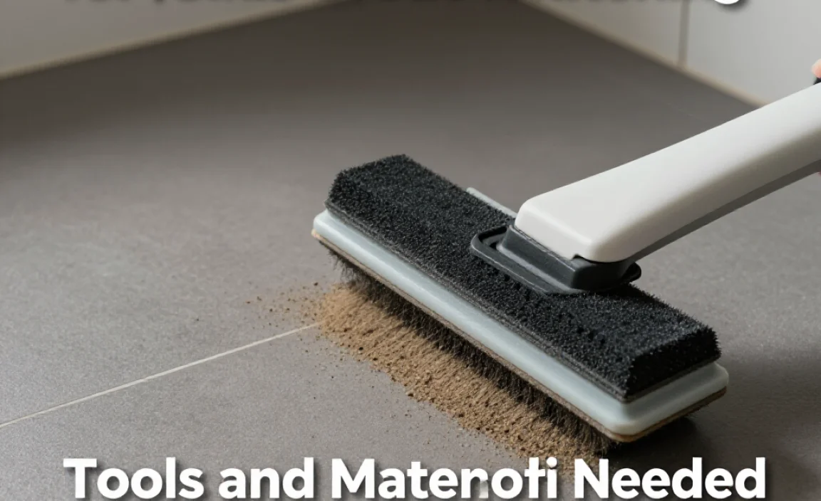 Tools and Materials Needed for Grout Whitening