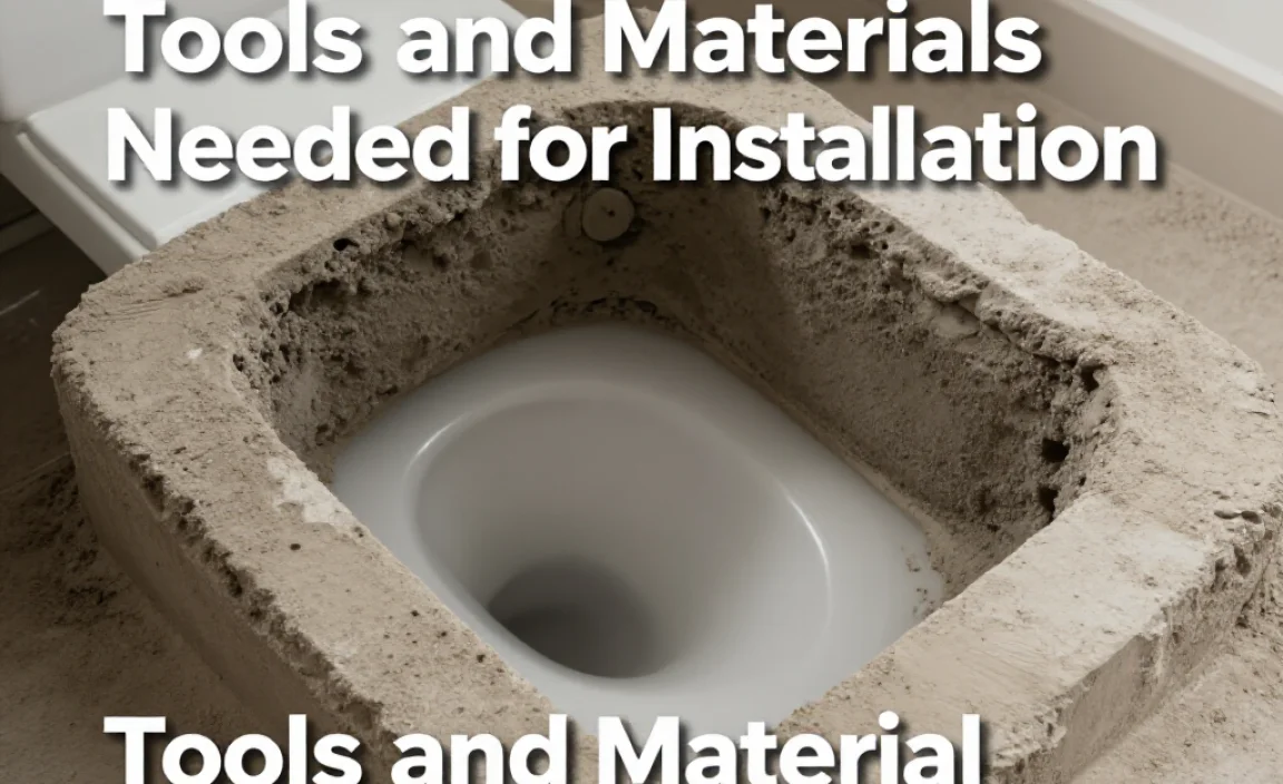 Tools and Materials Needed for Installation