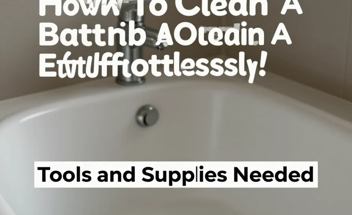 Tools and Supplies Needed