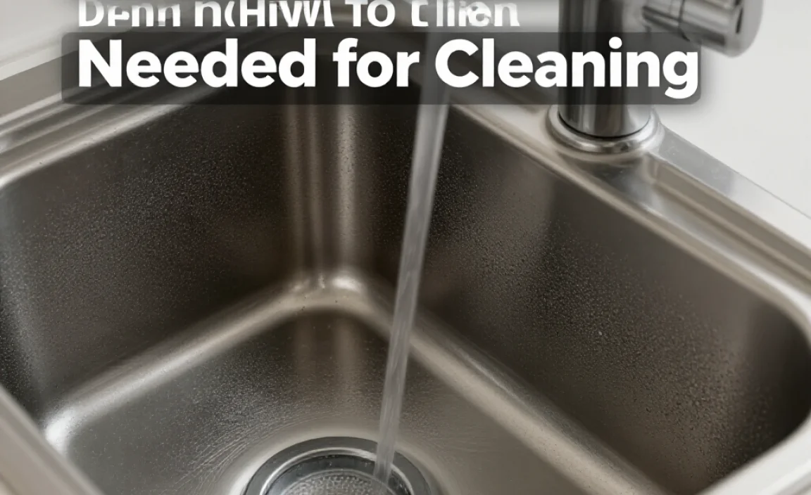 Tools and Supplies Needed for Cleaning