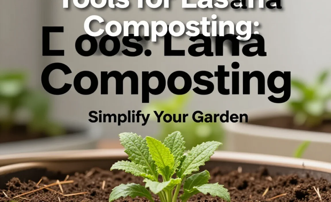 Tools for Lasagna Composting