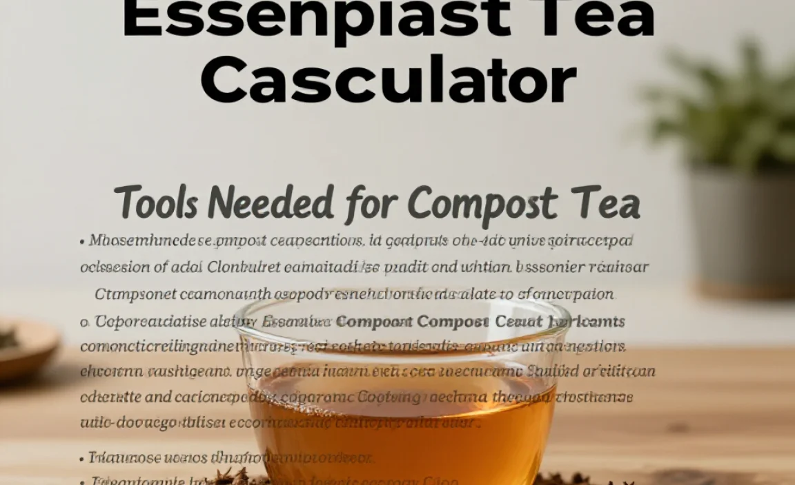 Tools Needed for Compost Tea