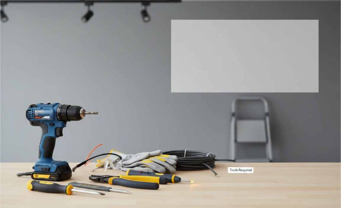 Tools Required for Removing Track Lighting