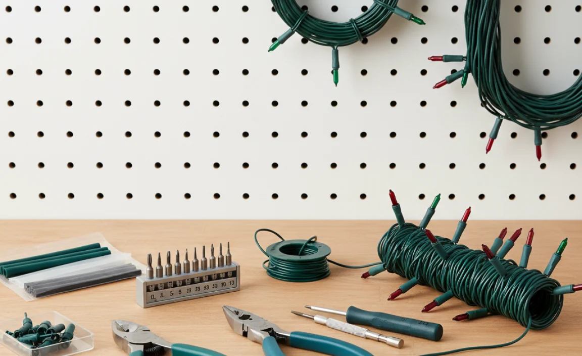 Tools Required for Shortening Light Strings