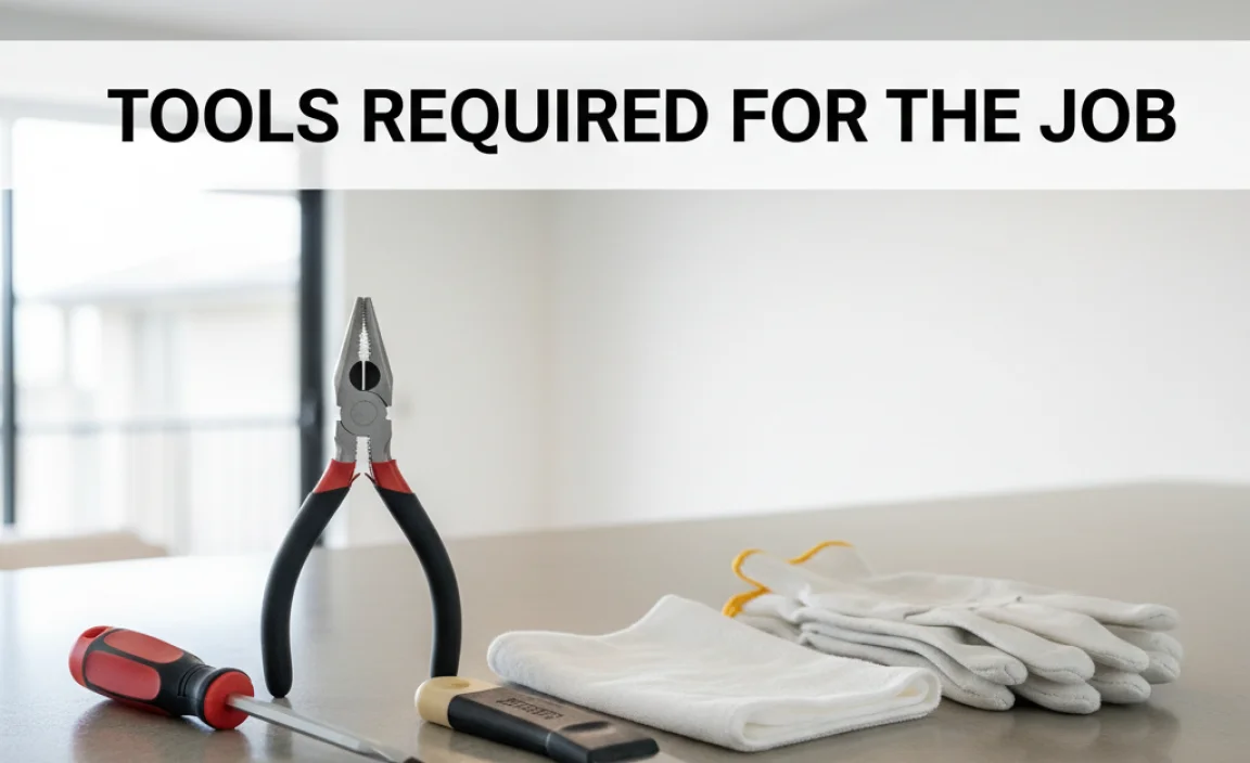 Tools Required for the Job