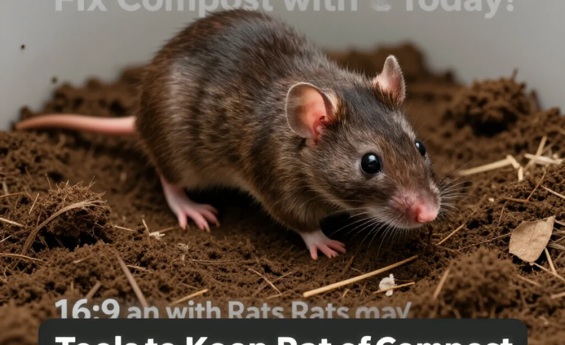 Tools to Keep Rats Out of Compost