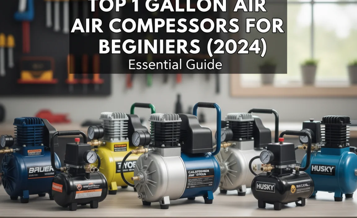 Top 1 Gallon Air Compressors for Beginners (2024)