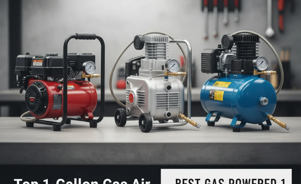 Top 1-Gallon Gas Air Compressor Models (Examples & Features)