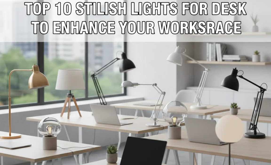 Top 10 Stylish Lights For Desk To Enhance Your Workspace