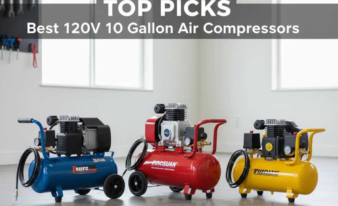 Top 120V 10 Gallon Air Compressors: Our Top Picks