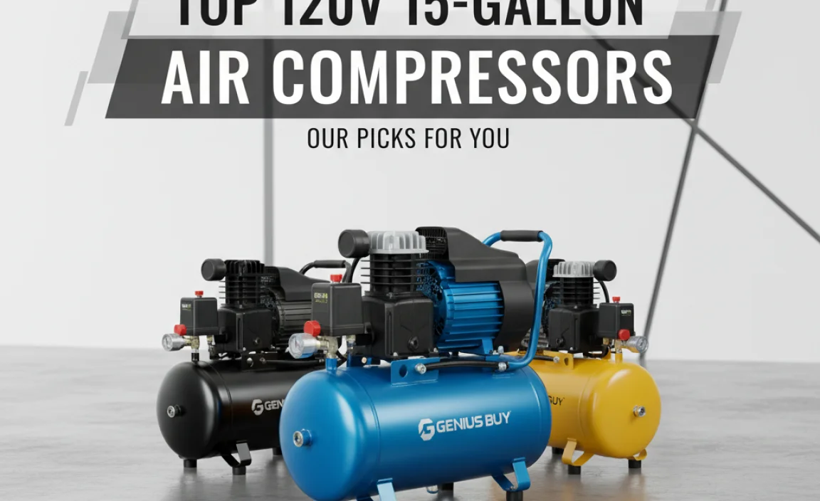 Top 120V 15-Gallon Air Compressors: Our Picks for You