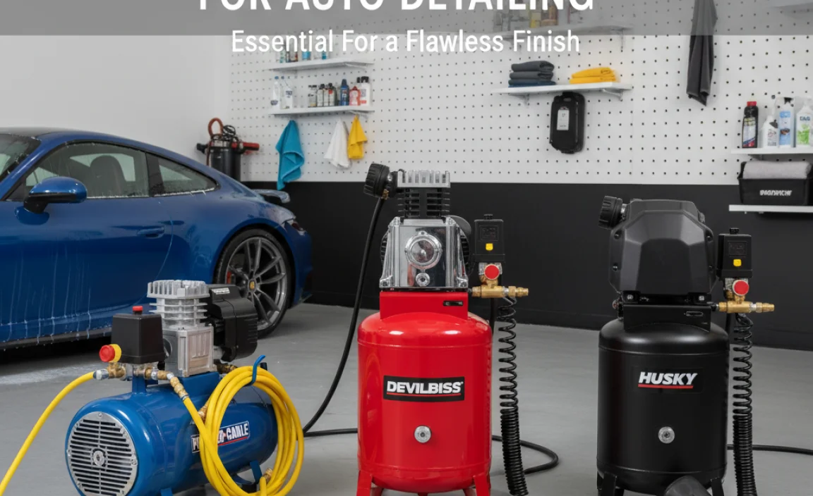 Top 30 Gallon Air Compressors for Auto Detailing (Examples)