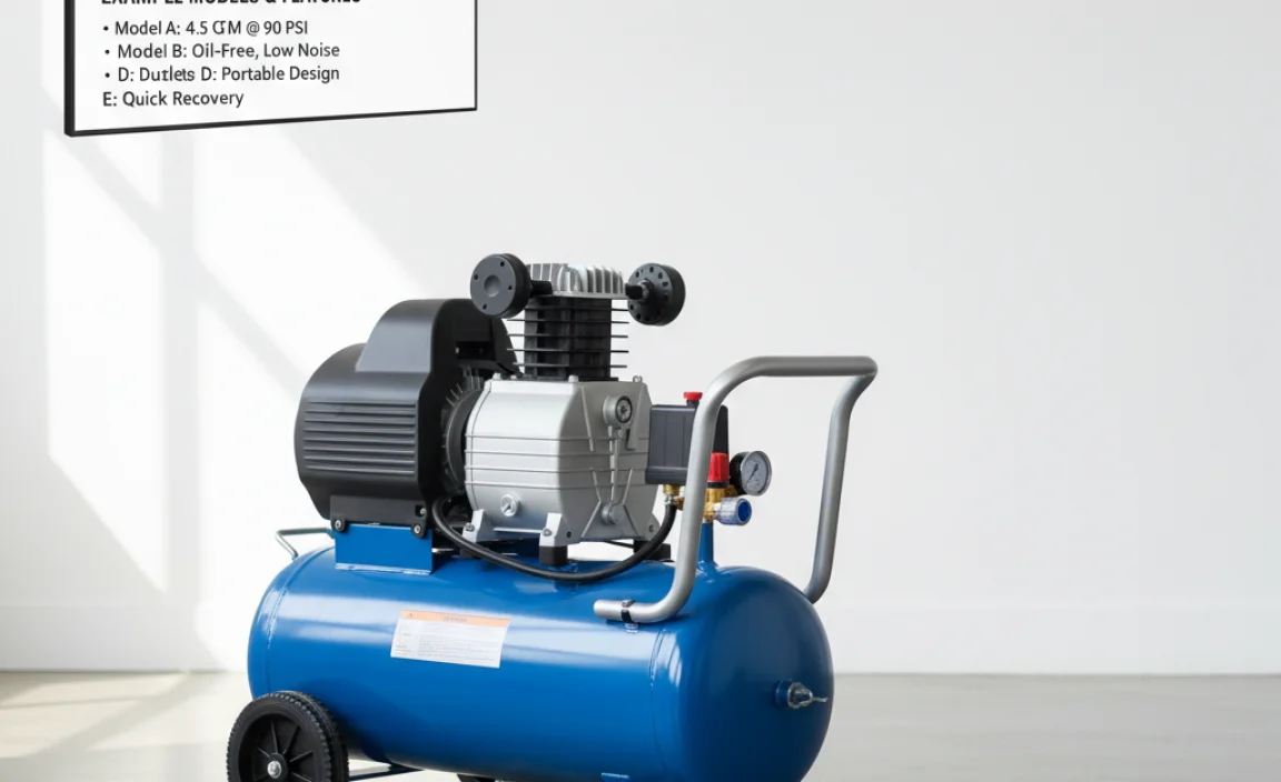 Top 5 Best 21 Gallon Air Compressors (Example Models & Features)