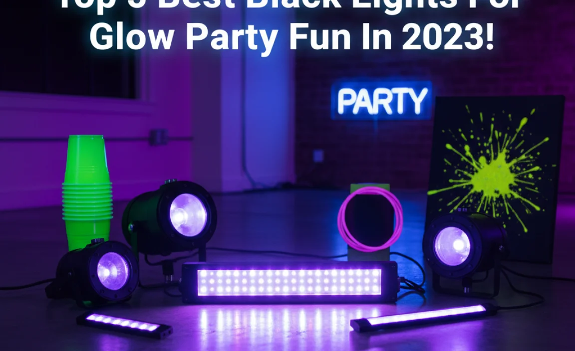 Top 5 Best Black Lights For Glow Party Fun In 2023!