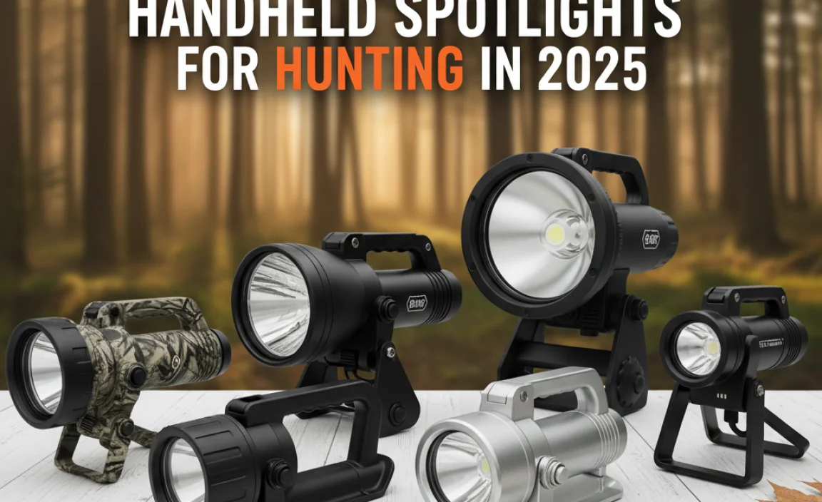 Top 5 Best Handheld Spotlights For Hunting In 2025