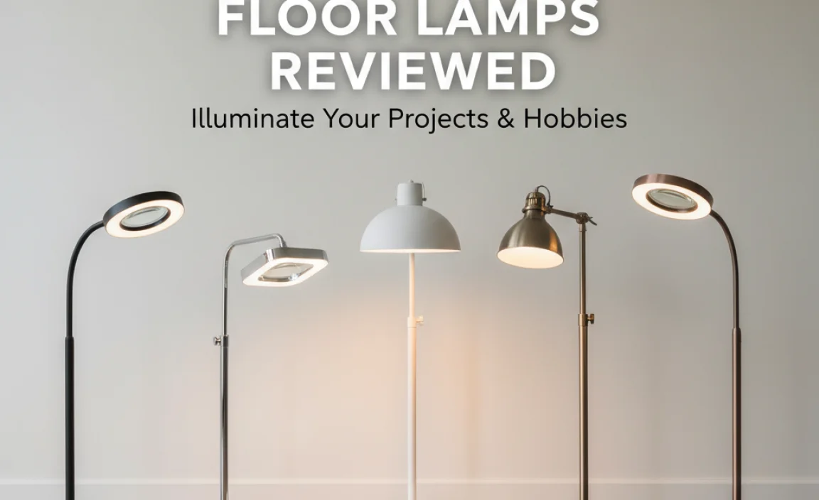 Top 5 Best Magnifying Floor Lamps Reviewed