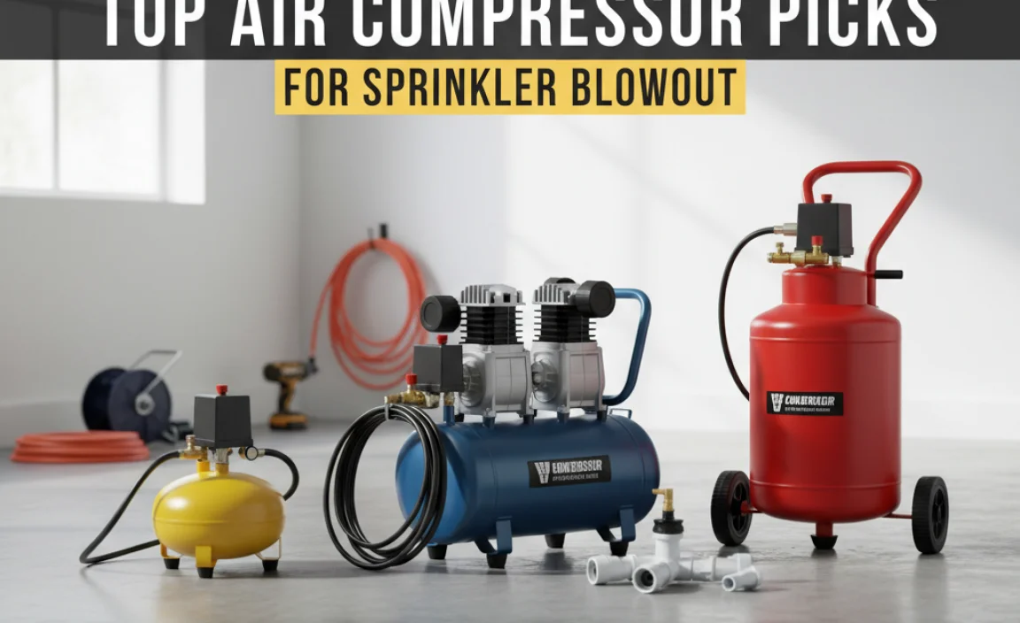 Top Air Compressor Picks for Sprinkler Blowouts