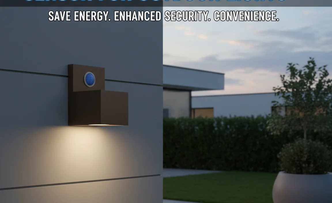 Top Benefits Of A Photocell Sensor For Outdoor Lights